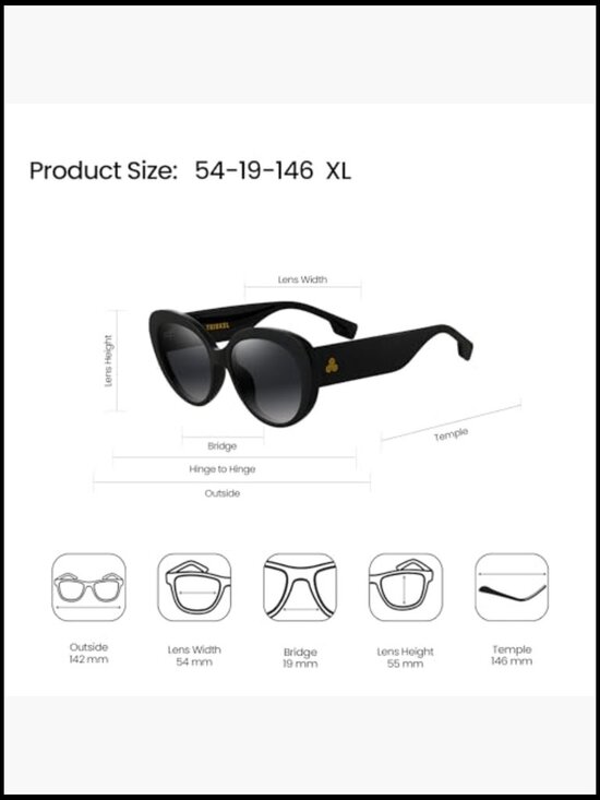 Polarized Sunglasses Acetate Frame TAC Lenses UV400 Wide Fit main image 3